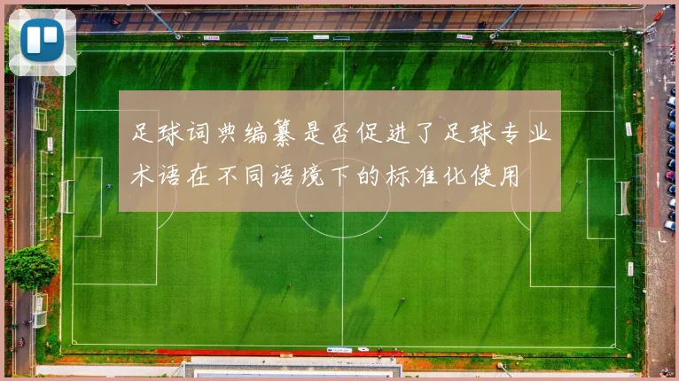 足球词典编纂是否促进了足球专业术语在不同语境下的标准化使用